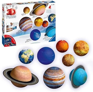 Ravensburger Planetary Solar System 3D Globe Jigsaw Puzzle Set for Kids Age 6 Ye - Picture 1 of 3