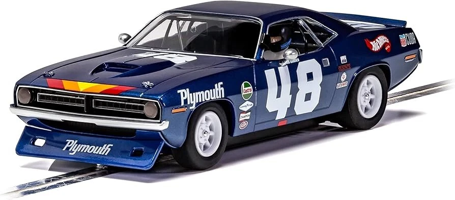 SCALEXTRIC 1:32 SCALE SLOT CAR - C4219 - Plymouth Barracuda - 1970 Trans AM - image 1 of 1