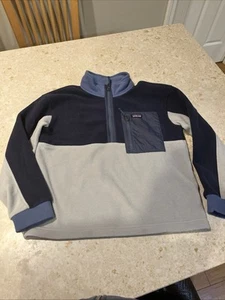 Patagonia Kids' blue grayMicrodini 1/2-Zip Pullover - XL - Picture 1 of 9