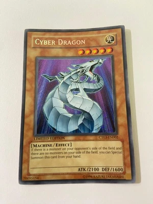 YuGiOh! Cyber Dragon CT03-EN002 Secret Rare Limited Edition - LP - Image 1 of 2