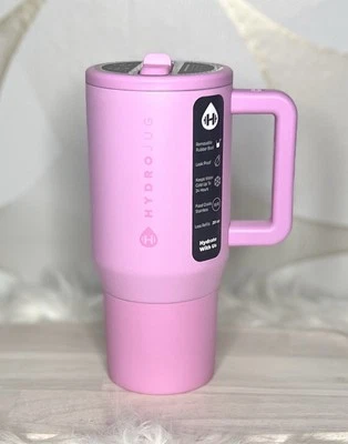 Vaso de agua HydroJug Bubblegum rosa a prueba de fugas 20 oz nuevo con etiquetas Foto 1 de 4