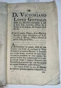 Puebla México 1777 Bishop Victoriano Teach communion confession children indian - Picture 1 of 5