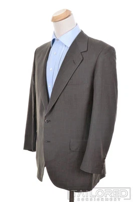 OXXFORD CLOTHES Green Check 100% Wool Mens Blazer Sport Coat Jacket - 41 R - Image 1 of 4