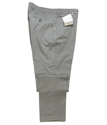 Brunello Cucinelli Men's Pants Size 38 54 Green Cotton Stretch Chino Italian Fit - Image 1 of 4