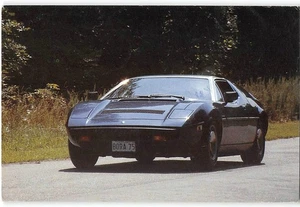 Maserati Bora Oldtimer Auto Woche Magazin V-8 1984 4x6 Oldtimer Postkarte - Bild 1 von 2