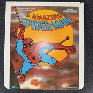 RCA CED Videodisc- The Amazing Spider-Man-animation Very Good Condition - Imagen 1 de 6