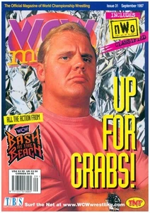 RAR! Original WCW MULTI-SIGNED X4 CURT HENNIG September 1997 Wrestling Magazine - Bild 1 von 8