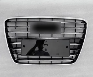 For Audi 2010-2014 A8 S8 RS8 Front Bumper Grill Mesh Grille Silver Grill D4 - Picture 1 of 3
