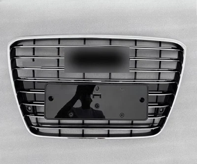 Parachoques delantero parrilla de malla plateada D4 para Audi A8 S8 RS8 2010-2014 Foto 1 de 3