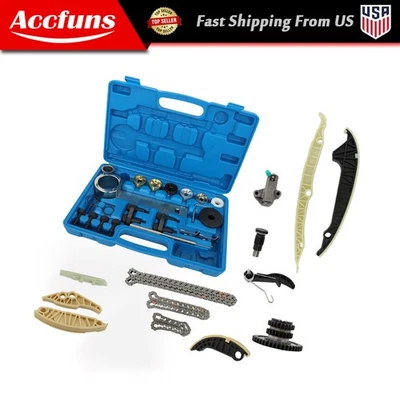 Timing Chain & Tool Kit For Audi A4 A5 CC Jetta Tiguan 2010-2015 2.0L - Image 1 of 4