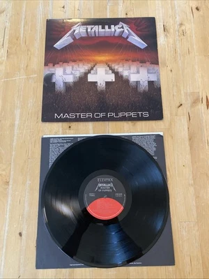 Metallica Master Of Puppets Vinyl Record 1986 Elektra VG/VG - Image 1 of 4