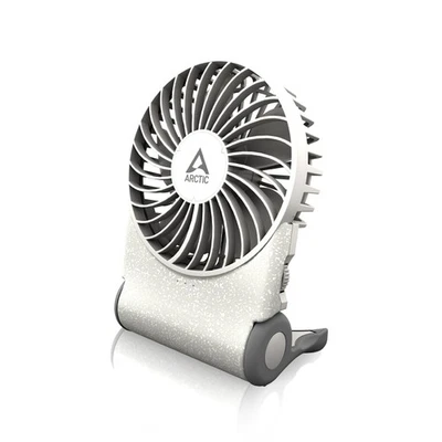 ARCTIC Summair 2Go White USB Mini Hand Fan Desk Portable 77 Hours Pocket Cooler - Image 1 of 4