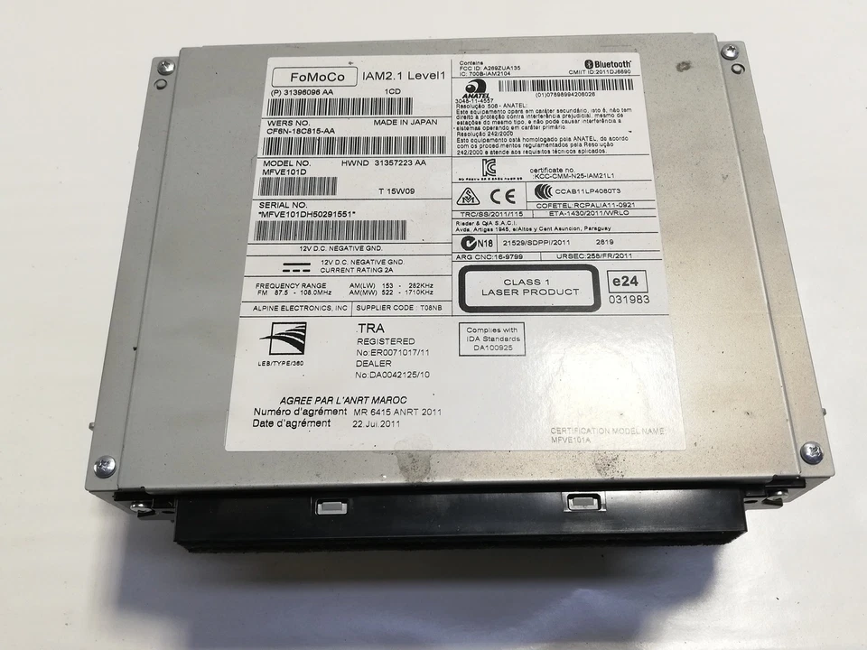 VOLVO V40 Cross Country 526 31396096AA Musik-Player mit GPS 2.00 30335254 - Bild 1 von 4