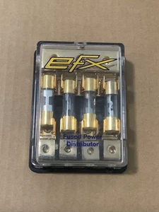 EFX FUSE AGC POWER DISTRIBUTOR  4 GAUGE TO 8 GAUGE. SUPER FAST SHIPPING - Picture 1 of 8