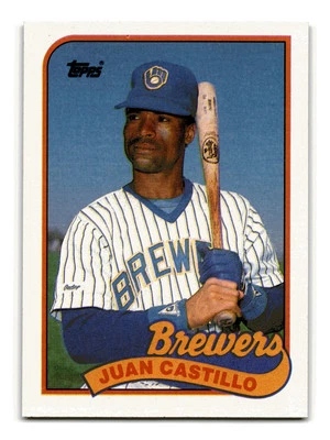 Juan Castillo 1989 Topps #538 Milwaukee Brewers Centered Mint - Image 1 of 2