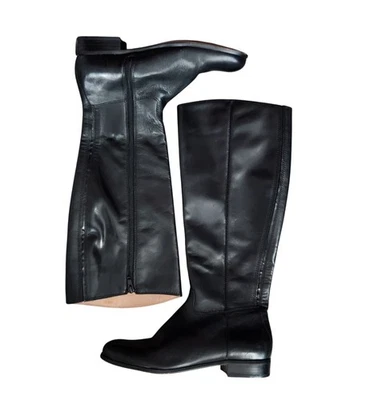 Botas estilo equitación Corso Como de cuero negras para mujer talla 9M ecuestres Foto 1 de 4