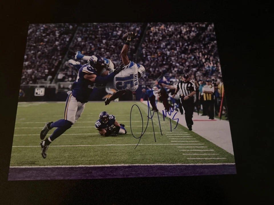 Golden Tate Signed Autographed 8x10 Photo Detroit Lions - Image 1 of 1