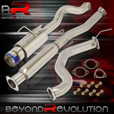 For 1994-2001 Integra GSR DC 2/3DR 3" Catback Exhaust Pipe 4.5" Burn Tip GODSNOW - Image 1 of 4