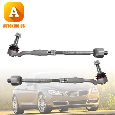 4 PCS Inner & Outer Tie Rod End Kit for BMW 535i 528i 535i 528i 550i xDrive  - Image 1 of 4