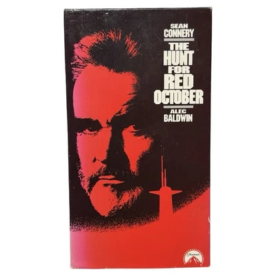 The Hunt for Red October (VHS, 1990) Sean Connery Alec Baldwin Foto 1 de 3