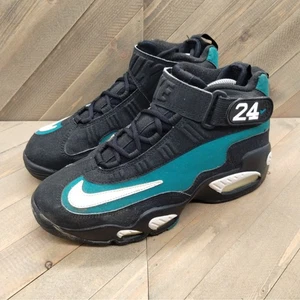 Nike Air Griffey Max 1 Athletic Sneakers Mens Size 8 Black Freshwater Training - Picture 1 of 9