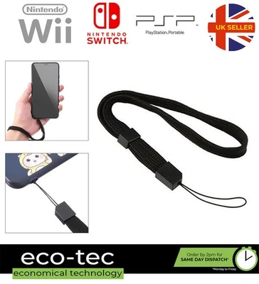 2x Adjustable Wrist Strap for Nintendo Wii Switch PSP 3DS 2DS Vita Camera - Image 1 of 4
