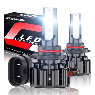 For Vauxhall Mokka 2012-2016 HB3 LED Headlight Bulbs Kit High Beam White 6000K - Image 1 of 4