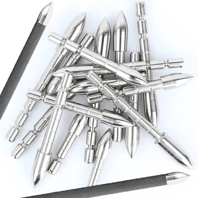 Archery Broadheads 60-120gr Arrowhead Tips Point ID4.2mm Target Field Shooting - Image 1 of 4