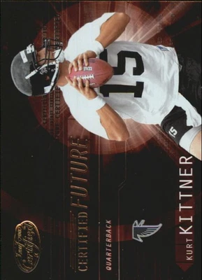 2002 Leaf Certified Future #CF3 Kurt Kittner - FB - Image 1 of 2