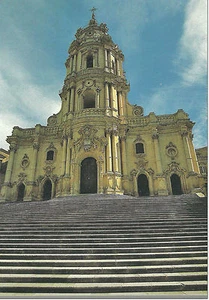 CARTOLINA SICILIA SICILY POSTCARD MODICA  SAN PIETRO - Picture 1 of 1