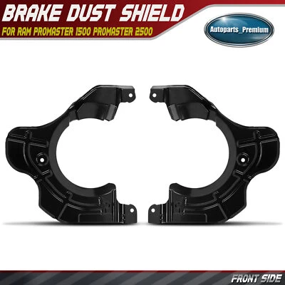2x Protector antipolvo de freno delantero izquierdo y derecho para Ram ProMaster 1500 2500 3500 14-22 Foto 1 de 4