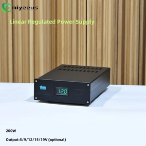 PW07 Ultra-low Noise 200W Linear Regulated Power Supply Dual-channel Outputs my2 - Picture 1 of 4