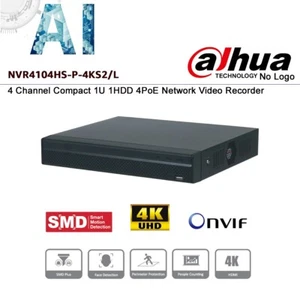 Diamond NVR301HC-04/P-4KS2/L 4CH Channel NVR 4PoE 4K AI Surveillance Recorder - Picture 1 of 4