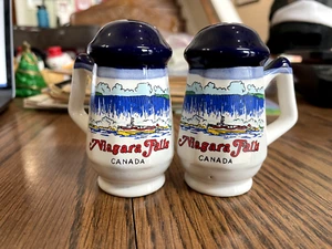 Vintage Niagara Falls Canada Salt and Pepper Shakers Quality Goods - Picture 1 of 8