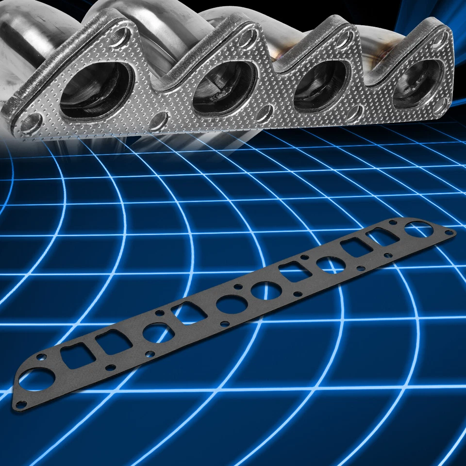 For 91-98 Jeep Wrangler Cherokee 4.0L Header Exhaust Manifold Gasket Replacement - Image 1 of 1