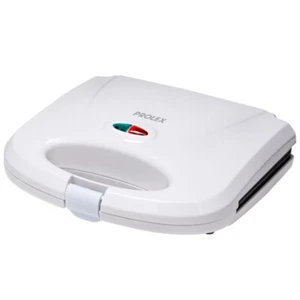 Prolex Sandwich Maker Toastie Maker Non-Stick & Twin Cut & Seal Plates - White - Picture 1 of 6