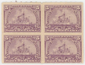 US Rev Scott #R167 Block of 4 | Mint NG | F/VF Fine/Very Fine - Picture 1 of 2