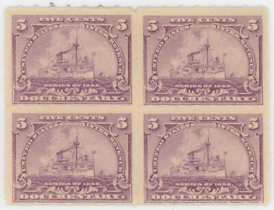 US Rev Scott #R167 Block of 4 | Mint NG | F/VF Fine/Very Fine - Image 1 of 2