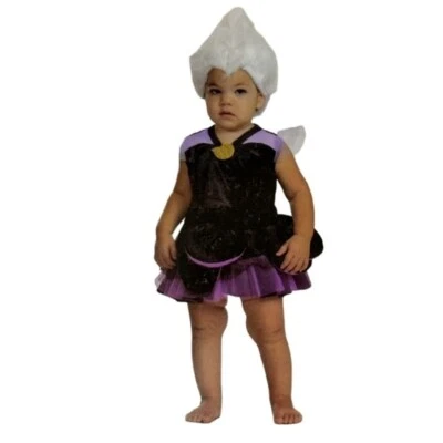 Disney Infant 12 to18 Months Baby Ursula 3 Piece Halloween Costume - Image 1 of 4