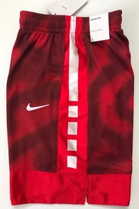 NWT Nike Youth Boy's XL Dri-FIT Elite Basketball Shorts Red Fusion Sz XLarge New - Picture 1 of 8