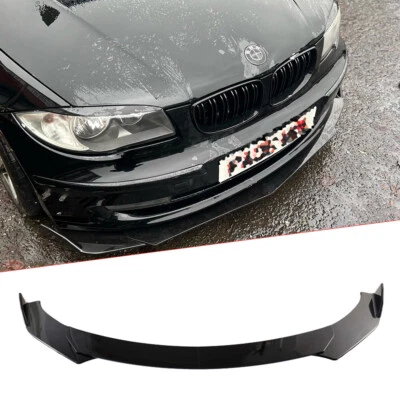 Alerón labial de parachoques delantero negro brillante para BMW 740i 750i serie 760i Foto 1 de 4