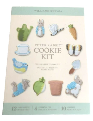 Kit de biscoitos Williams Sonoma Beatrix Potter's Story of Peter Rabbit 12 cortadores - Imagem 1 de 4