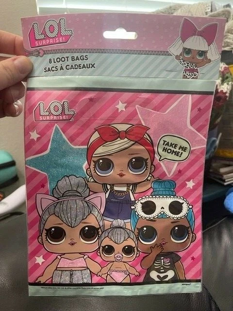 L.O.L. Surprise! Treat Favor Birthday Party Loot Gift 8 Bags New!!! - Image 1 of 1