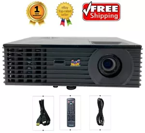 ViewSonic PJD5533w DLP Tragbar Projektor WXGA 1080p Voll HD 3D 2800 Lumens HDMI - Bild 1 von 6