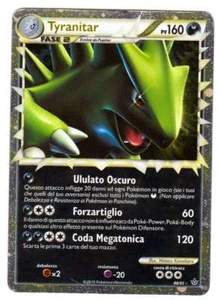 Pokémon Karte Tyranitar Phase 2 PV160 Dunkles Heulen Zwang Codamegatonica - Bild 1 von 1