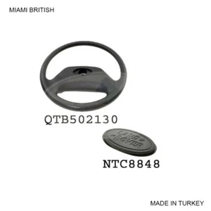 LAND ROVER CONJUNTO DE VOLANTE + CUBIERTA TUERCA INSIGNIA DEFENSOR QTB502130 NTC8848 MB - Imagen 1 de 1