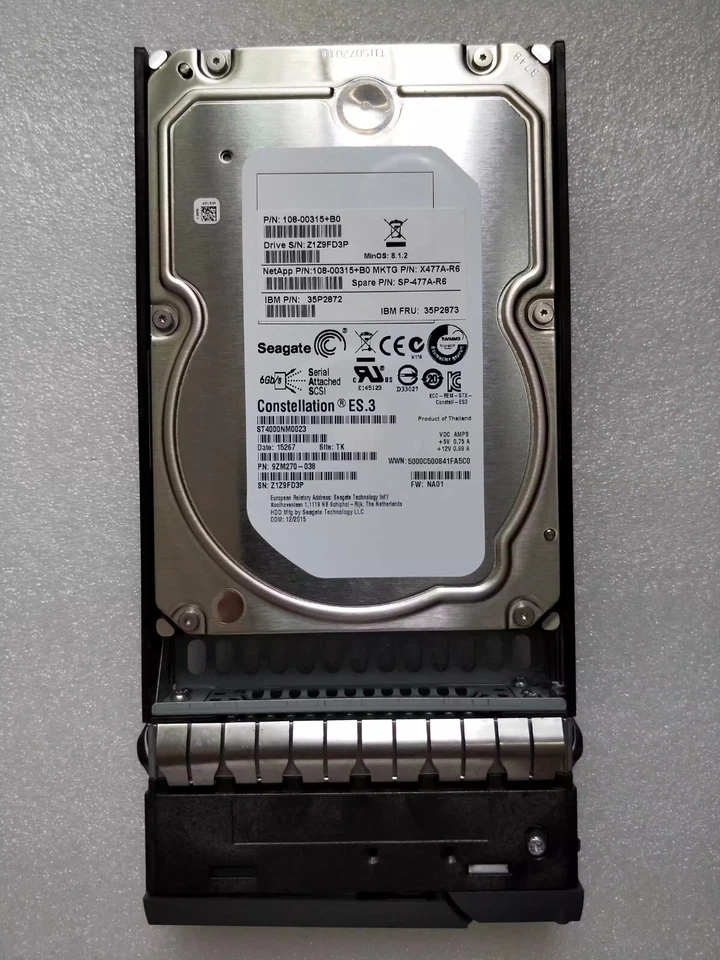 NETAPP X477A-R6 35P2872 35P2873 4TB SAS 3.5“ hard disk - Image 1 of 1