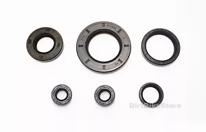 Suzuki PE 250 B C N ( 1977 1978 1979 ) Full Engine Oil Seal Set Kit x6pcs - Picture 1 of 1