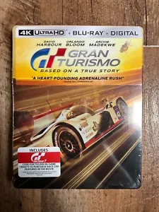 Gran Turismo w. Steelbook (4K UHD + Blu-ray + Digital, Region Free) *NEW/SEALED* - Picture 1 of 4