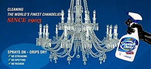 Crystal Chandelier Cleaner Spray | Drip Dry | Home Cleaning Supplies | Crystal C - Picture 1 of 3